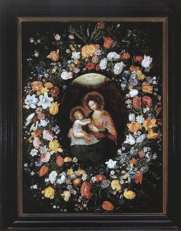 BRUEGHEL, Ambrosius Holy Virgin and Child oil painting image